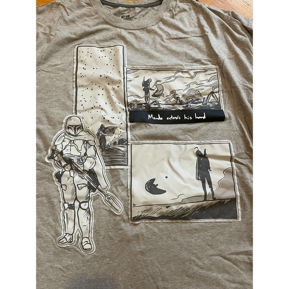 Star Wars Men's XL Gray Shirt. Concept Series. - Picture 2 of 5